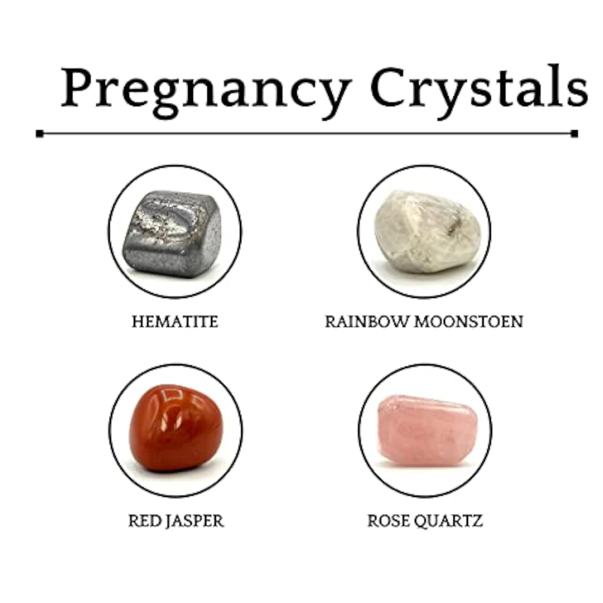 Pocket Healing Crystal Bag for Pregnancy